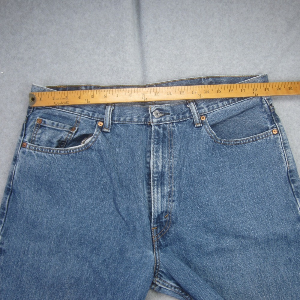 Levis 550 Jeans‎ Mens 40x30 Blue  Relaxed Fit Straight Denim - Picture 12 of 16